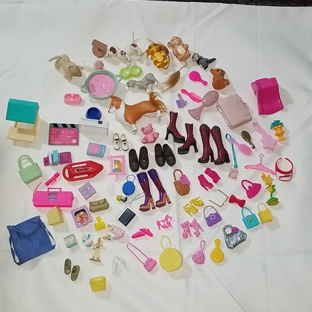 Barbie accessories and animals
